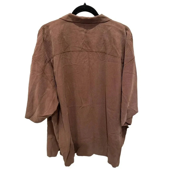 Tommy Bahama Men's Short Sleeve Button Front Collared Silk Shirt Size XXL - Picture 2 of 7